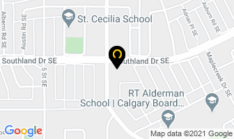Christ Moravian Church in Calgary map