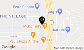 Christa Winters Century 21 in Airdrie map