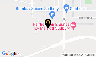Christian Horizons in Sudbury map