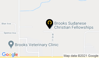 Christian Reformed Church in Brooks map