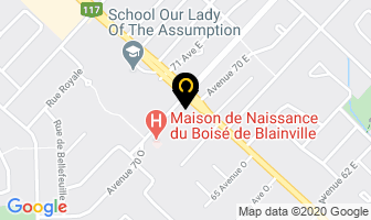 Christina Thomas Designs in Blainville map