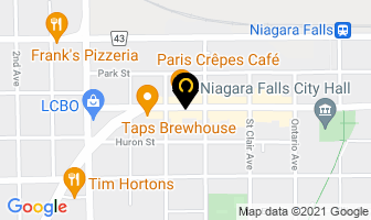 Christmas Wishes in Niagara Falls map