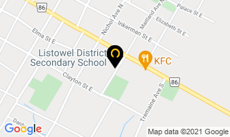 Chrtwells School Dining in Listowel map