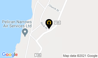 Chrystal's Snack Bar in 100 Mile House map