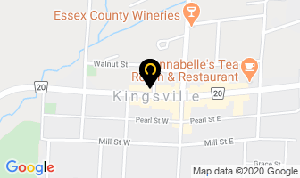 Chuckwagon Restaurant in Kingsville map