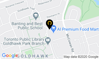 Chung Wah Book Stores in Orillia map