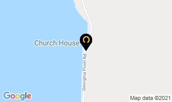 Church House in Mayne Island map