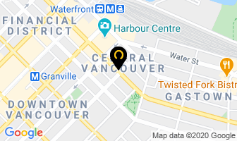 Church Of Scientology in Vancouver map