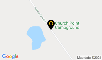 Church Point Campground in Church Point map