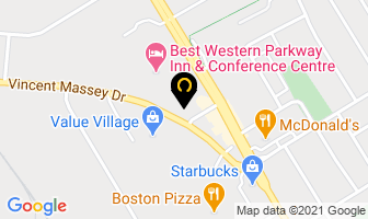 Cibc Branch With Atm in Cornwall map