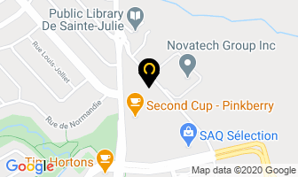 Cibc Branch With Atm in Sainte-Julie map