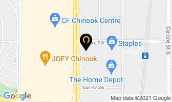 Cibc Branch With Atm in Calgary map