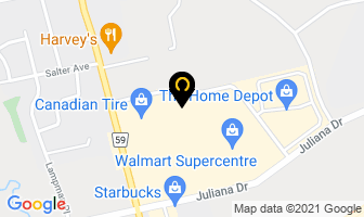 Cibc Branch With Atm in Woodstock map