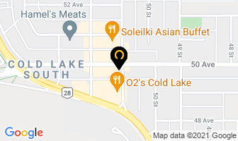 Cibc Branch With Atm in Cold Lake map