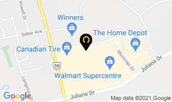 Cibc Branch With Atm in Woodstock map
