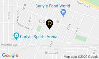 Cibc Branch With Atm in Carlyle map