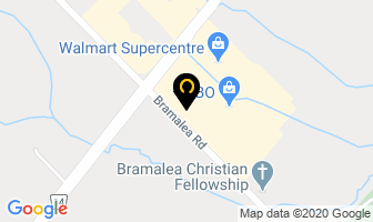 Cibc Branch With Atm in Brampton map