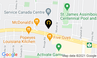 Cibc Branch With Atm in Winnipeg map