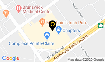 Cibc Branch With Atm Complexe Pointe-Claire in Pointe-Claire map
