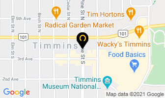 Cibc Wood Gundy in Timmins map