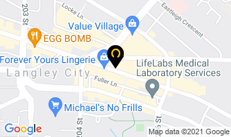 Cielito Lindo in Langley map