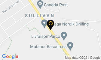 Ciment Design R B Inc in Val-d'Or map