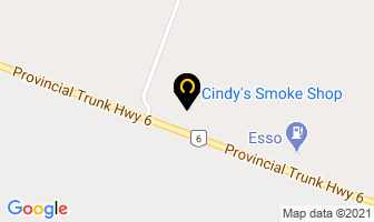 Cindy's Smoke Shop in Fairford map