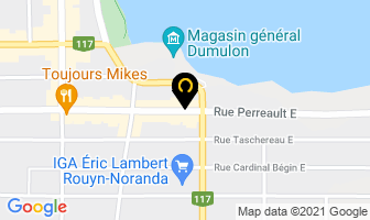 Cin&eacute;ma Paramount in Rouyn-Noranda map