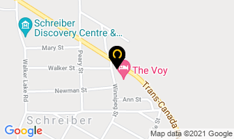 Circle Route Motel in Thunder Bay District map