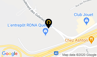 Circuit Acura in Ville de Québec map