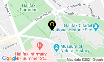 Citadel High in Halifax map