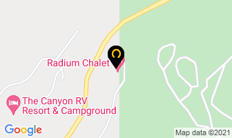 Citadella Restaurant in Radium Hot Springs map