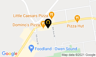 Citifinancial in Owen Sound map