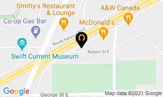 City Centre Motel in Swift Current map
