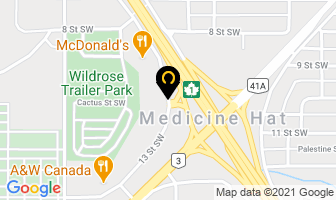 City Chrysler in Medicine Hat map