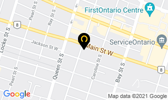City Housing Hamilton in Hamilton map