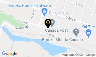 City Of Brooks Administration in Brooks map