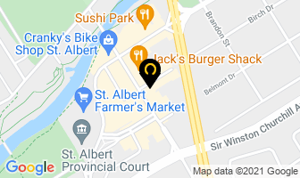 City Shoes in St. Albert map
