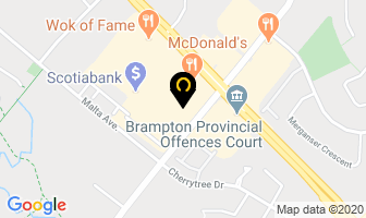 City South Pizza in Brampton map