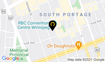 City Telephones in Winnipeg map