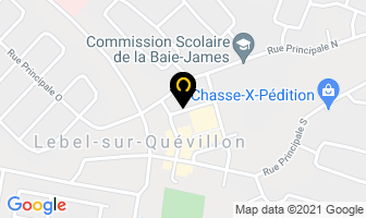 Cjs Lebel Sur Qu&eacute;villon in Lebel-sur-Quévillon map