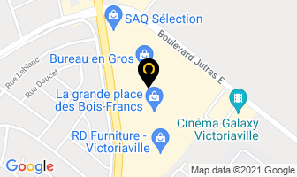 Clair De Lune in Victoriaville map