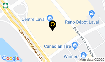 Clair De Lune Centre Laval in Beauharnois map