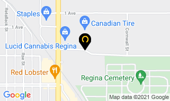 Clarence Campeau Development Fund in Regina map