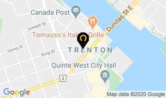 Clarica Bill Shields Financial Services in Trenton map