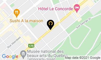 Claridge Apartments in Ville de Québec map