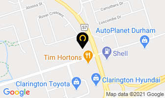 Clarington Car Wash in Selkirk map