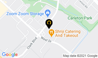 Clark West Cleaners in Brampton map