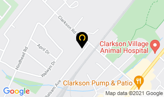 Clarkson Angels in Mississauga map