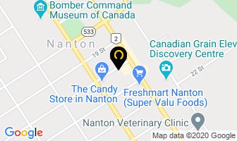 Classic Rodeo in Nanton map